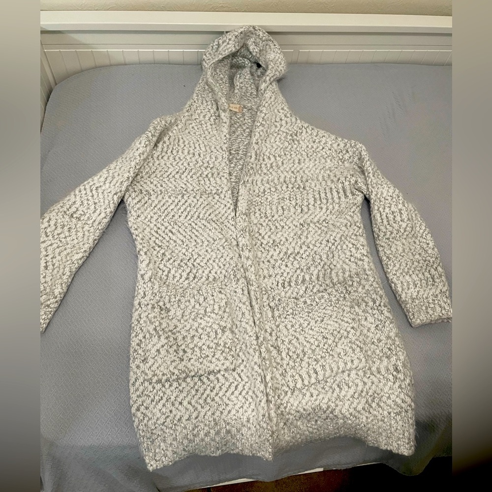 Heavy fuzzy cardigan/sweater